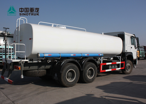 ISO Overgegaane van de het Watersproeier van Howo Euro2 371hp 25000L de Tankervrachtwagen