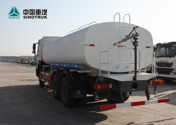 ISO Overgegaane van de het Watersproeier van Howo Euro2 371hp 25000L de Tankervrachtwagen