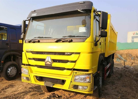 371HP Op zwaar werk berekende Dubbele de Stortplaatsvrachtwagen van 6 X 4 20CBM - de Drukrem van de Kringslucht