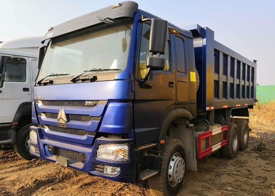 Sinotruk 6x4 371 Zware de Stortplaatsvrachtwagen van de Paardmacht 25 Ton Blauwe Kleuren Met lange levensuur