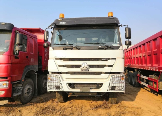 8x4 gedreven 40 Ton Heavy Duty Dump Truck Howo 12 Wiel voor 30 Kubieke Ladings Witte Kleur