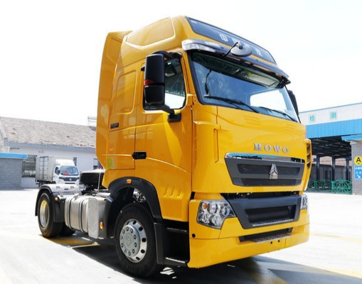 Gele van de de Tractorvrachtwagen 290hp van Kleurensinotruk 4x2 Howo Euro II de Emissienorm