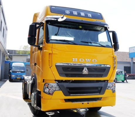 Gele van de de Tractorvrachtwagen 290hp van Kleurensinotruk 4x2 Howo Euro II de Emissienorm