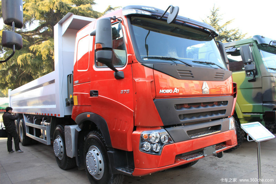 De Motor van de de STORTPLAATSvrachtwagen 8x4 D10.38 380hp van ZZ3317N3867N1 SINOTRUCK HOWO A7 Met lange levensuur