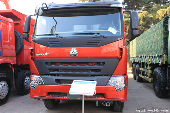 De Motor van de de STORTPLAATSvrachtwagen 8x4 D10.38 380hp van ZZ3317N3867N1 SINOTRUCK HOWO A7 Met lange levensuur