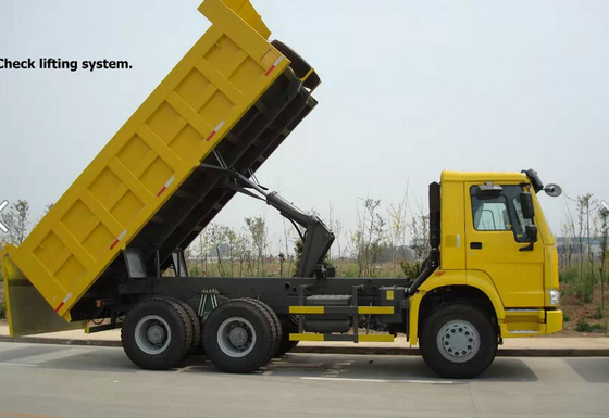 290/336HP EURO II de Stortplaatsvrachtwagen 8-20T van Sinotruk Howo 6x4 in Ruw Milieu