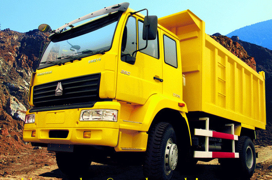 Geel de Vrachtwagen6x4 Volume 7-15m3 van de Kleurensinotruk SWZ Stortplaats en 20 Tonladingscapaciteit
