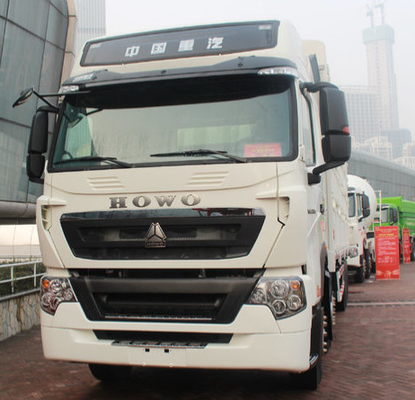 50T de Staakvrachtwagen van de capaciteits450hp SINOTRUK HOWO A7 8x4 Doos/de Vrachtwagen van de Ladingsvrachtwagen