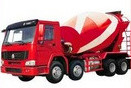 van de de Concrete Mixervrachtwagen van 16cbm 8x4 Sinotruk HOWO ging CCC van de Kleuren 20-60 Ton Rode Witte over
