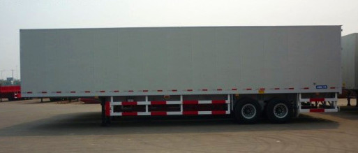 2 Capaciteit van de assen de Op zwaar werk berekende Semi Trailers Semi Van Trailer 13000kg Lading