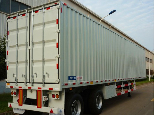 2 Capaciteit van de assen de Op zwaar werk berekende Semi Trailers Semi Van Trailer 13000kg Lading
