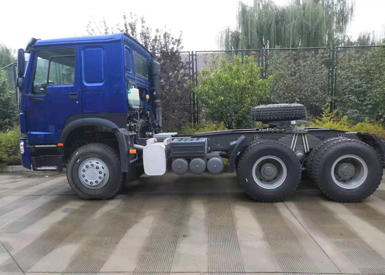 Blauwe Kleur 371 van de de Tractor Hoofdvrachtwagen van HP HOWO Semi de Vrachtwagenverhuizer voor Tansport