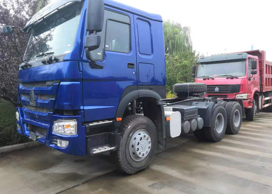 Blauwe Kleur 371 van de de Tractor Hoofdvrachtwagen van HP HOWO Semi de Vrachtwagenverhuizer voor Tansport