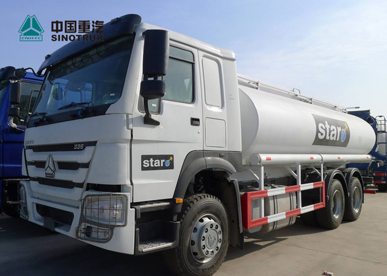 EURO 2 336 Brandstoftankwagen van HOWO, Olietankervrachtwagen 25CBM 20 Ton Nuttige ladings