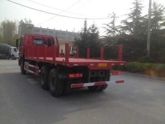 van de de Ladingscontainer van 371hp Sinotruk Howo7 de Vrachtwagen 30T Flatbed 6x4 10wheels met 1 Reserveband