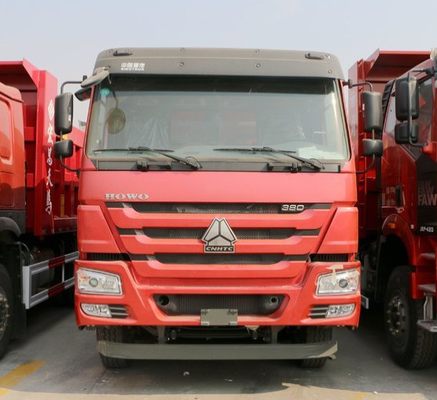 Sinotruk 6x4 10 Vrachtwagen van de Wiel de Op zwaar werk berekende Stortplaats met het Ten val brengen van Lichaamsplatform