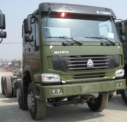Howo 8x8 Al van de het Voertuig Zware Lading van de Wielaandrijving Energie van de de Vrachtwagen Euro III Motor - besparing