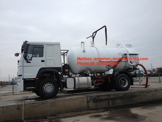 van de de Rioleringszuiging van 95km/h 10M3 16M3 de Vrachtwagen4x2 Euro 2 LHD