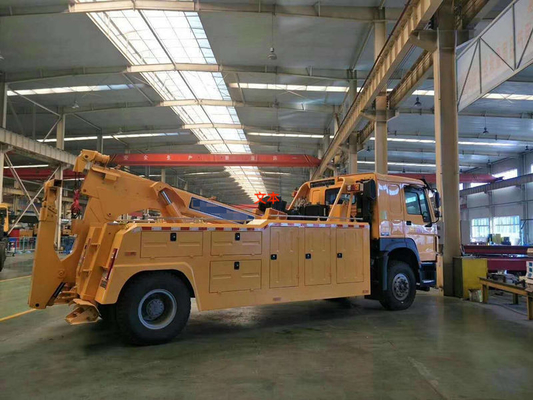 De Wielen van de Sinotrukhowo7 Euro2 10-15T Wrecker Vrachtwagen 4x2 6 met 336hp-Macht