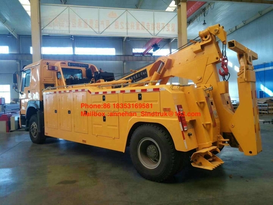 De Wielen van de Sinotrukhowo7 Euro2 10-15T Wrecker Vrachtwagen 4x2 6 met 336hp-Macht