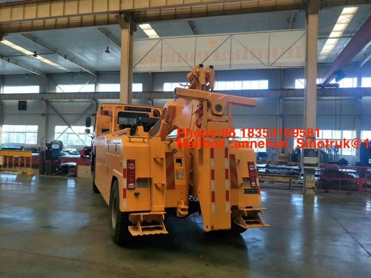 De Wielen van de Sinotrukhowo7 Euro2 10-15T Wrecker Vrachtwagen 4x2 6 met 336hp-Macht