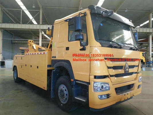 De Wielen van de Sinotrukhowo7 Euro2 10-15T Wrecker Vrachtwagen 4x2 6 met 336hp-Macht