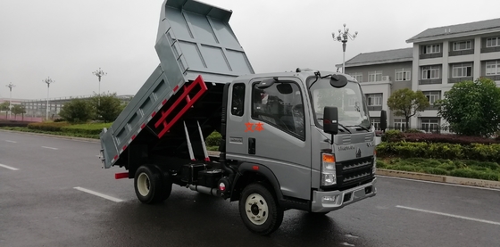 5T nieuwe de emissie stander Lichte Vrachtwagen van Sinotruk Homan 4x2 6tires Euro3 van de stortplaatsvrachtwagen