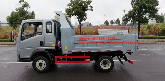 5T nieuwe de emissie stander Lichte Vrachtwagen van Sinotruk Homan 4x2 6tires Euro3 van de stortplaatsvrachtwagen