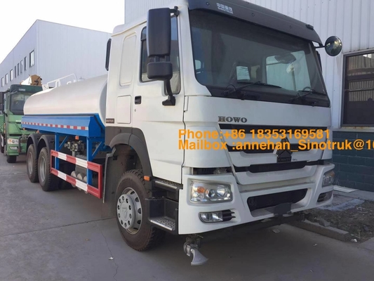 6 X 4 het Watertankwagen van 20000L 371hp met Nevelsysteem van Sinotruk Howo7