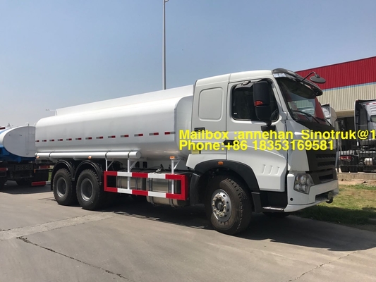Van de de Brandstoftankwagen 6x4 van Sinotruk Witte Howo A7 de Olietankwagen Lhd Zz1257n4347n1