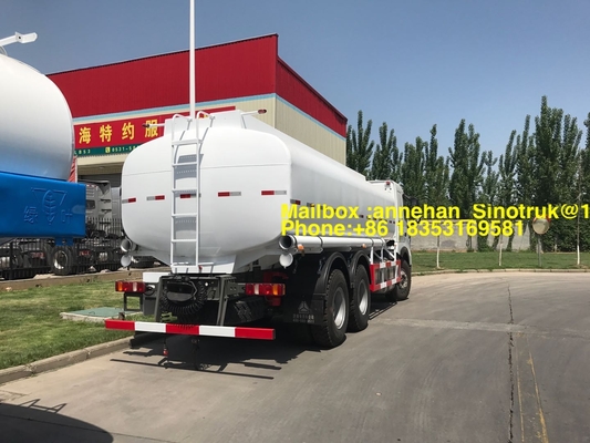 Van de de Brandstoftankwagen 6x4 van Sinotruk Witte Howo A7 de Olietankwagen Lhd Zz1257n4347n1