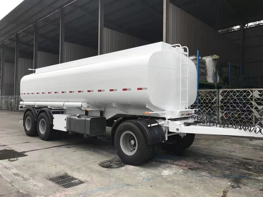 Mechanische Opschorting van drie de Tanker de Volledige Op zwaar werk berekende Semi Aanhangwagens van de Assenbrandstof