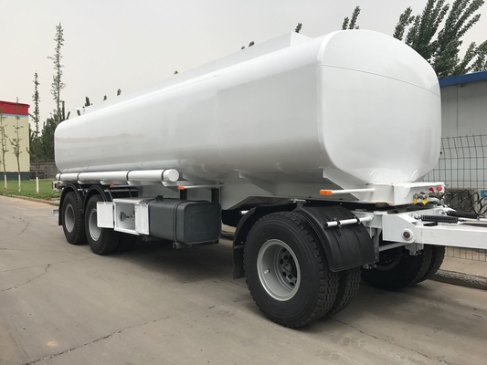 Mechanische Opschorting van drie de Tanker de Volledige Op zwaar werk berekende Semi Aanhangwagens van de Assenbrandstof