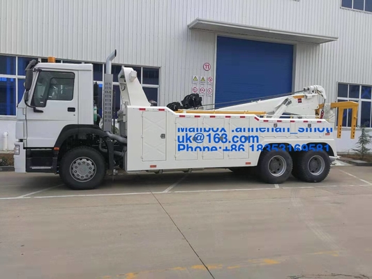 Lhd 10 rijdt Zware van de Wegwrecker van de Ladingsvrachtwagen 6*4 20t-30t van de het Slepenvrachtwagen Euro 2