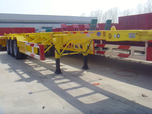 13T per het Skelet Op zwaar werk berekende Semi Aanhangwagens van de Ascontainer met Geleid Licht