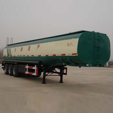 25-60cbm Olietanker het Semi Vrachtwagen en Koolstofstaal van de Aanhangwagenoptie Q235 Van Aluminiumlegering