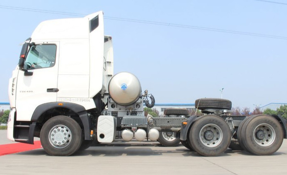 Witte Eerste SINOTRUK 371HP - verhuizersvrachtwagen 10 de Tractor Hoofdvrachtwagen van Bandhowo