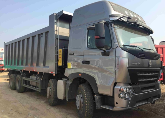 Howo A7 12 van de Speculantstortplaats Euro 4 420hp Hoge het Dakcabine van de de Vrachtwagen Dubbele Bunker