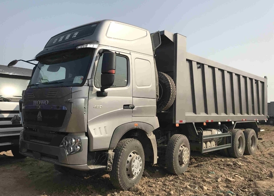 Howo A7 12 van de Speculantstortplaats Euro 4 420hp Hoge het Dakcabine van de de Vrachtwagen Dubbele Bunker