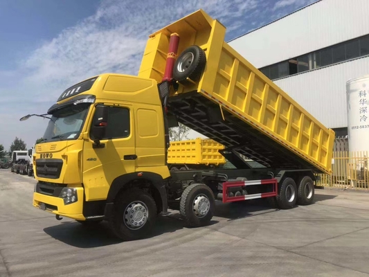 Howo A7 12 van de Speculantstortplaats Euro 4 420hp Hoge het Dakcabine van de de Vrachtwagen Dubbele Bunker