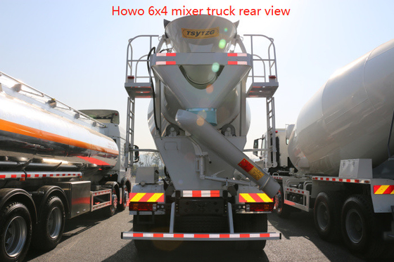 Witte de Concrete Mixervrachtwagen van Howo 6x4 Howo, de Tank van het Concrete Mixerwater