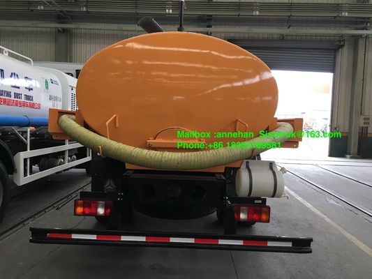 4-6m3 de Vrachtwagen van de Rioleringszuiging van de Banden van Sinotruk 4x2 6 met Euro3