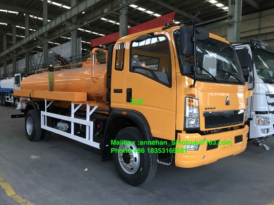 4-6m3 de Vrachtwagen van de Rioleringszuiging van de Banden van Sinotruk 4x2 6 met Euro3