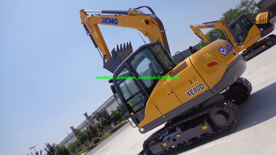 XCMG XE60D 6 Ton de Mini van het Kruippakjegraafwerktuig Machine met Hydraulisch Systeem