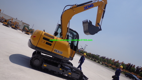 XCMG XE60D 6 Ton de Mini van het Kruippakjegraafwerktuig Machine met Hydraulisch Systeem
