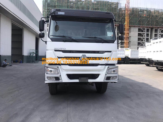 Euro4 de Chineeshowo-Voorzijde die van de Stortplaatsvrachtwagen 381hp 20M3 de Wielen van 6x4 10 Met geringe geluidssterkte opheffen