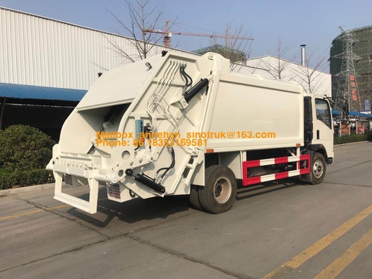 4x2 6 de Vuilnisauto van de Bandencompressor van Sinotruk Howo7 8M3-10M3