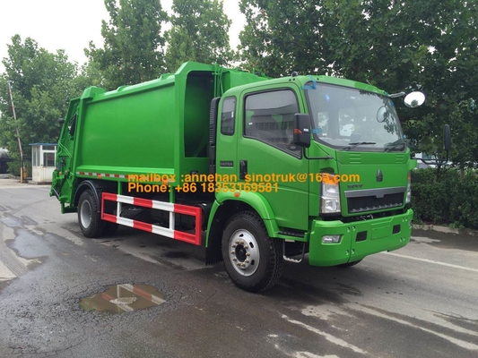 4x2 6001 - 10000L-van de de Vrachtwagenvrachtwagen van de Huisvuilpers Dieseltype Voor speciale doeleinden