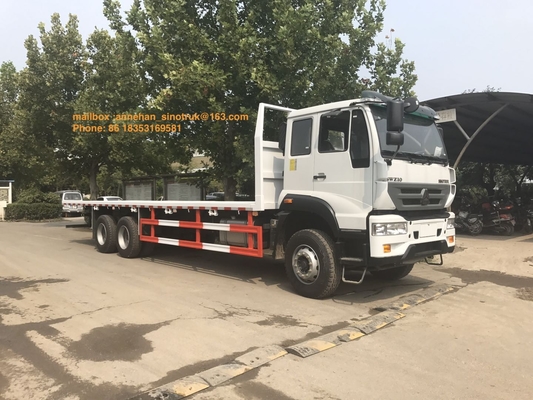 4x2 6 Flatbed Vrachtwagen van Bandensinotruk Howo voor 10 - 20T-Lading Capaicty LHD