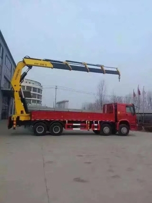 De Opgezette Kraan 12ton van de Howo8x4 Lading Vrachtwagen aan 20 Ton Hoge Prestaties
